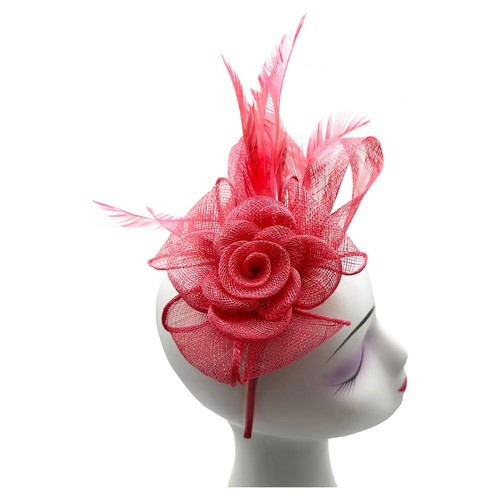 Women flower fascinator - women's, clip