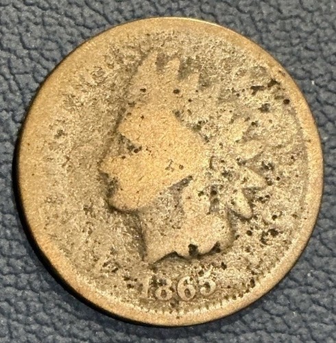 1865 indian head penny - 1865,