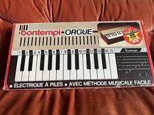 Vintage Bontempi Chord Organ 1970's Piano Vintage Collectable + Original Box.