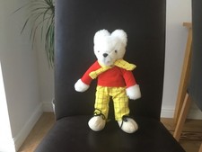 Vintage Rupert the bear soft toy plush 1986 Express Newspapers collector’s item