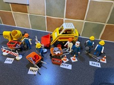 Playmobil 3507 Construction Set Plus Extra Sets 3368 3562 3325 Vintage 1980s VGC