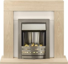 Electric Oak Fireplace Suite