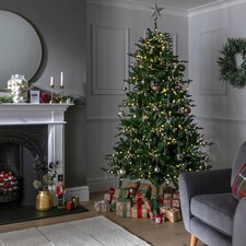 Habitat 7ft Pre lit Dewdrop