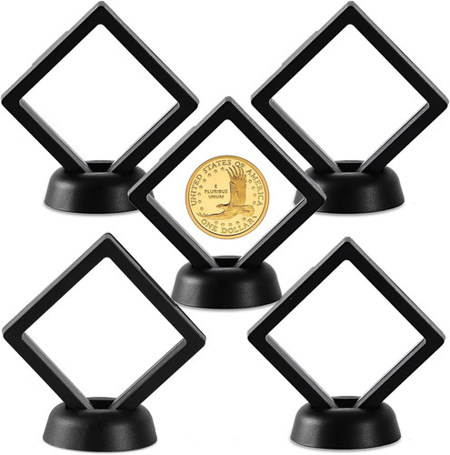 Black transparent coin - 5,