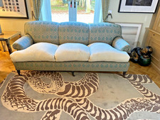 George Smith Short Scroll arm fixed back 3 seater sofa settee rrp £12,800 B