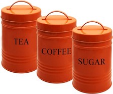 3-Piece Canister Set Tea