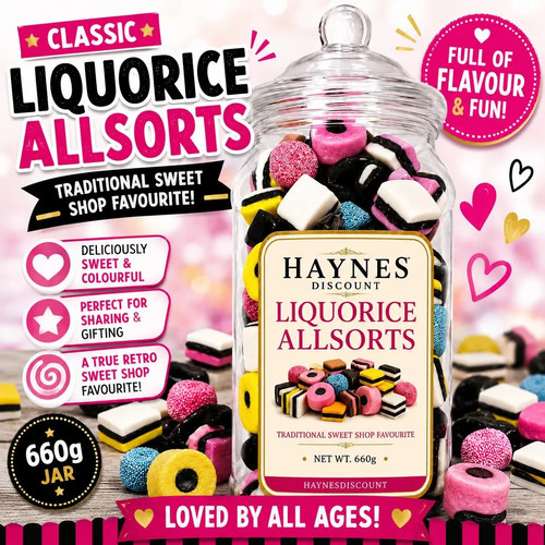 Liquorice allsorts classic - liquorice,