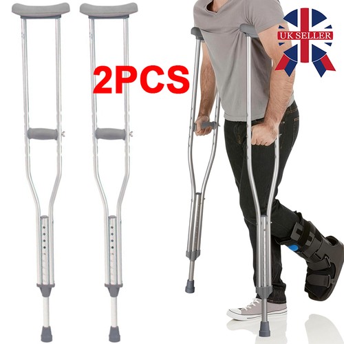 Adjustable underarm crutches - adjustable,