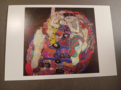 Gustav klimt art postcard - gustav, the
