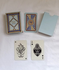 Vintage Gilt Edge Linen Finish Playing Cards  Unbranded