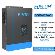 EDECOA 24V Hybrid Inverter