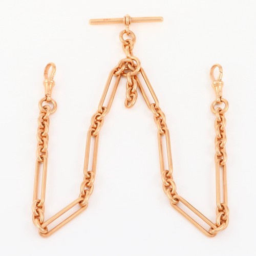 Antique 9ct gold fetter - antique,