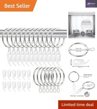Durable 24 Pack Curtain Ring