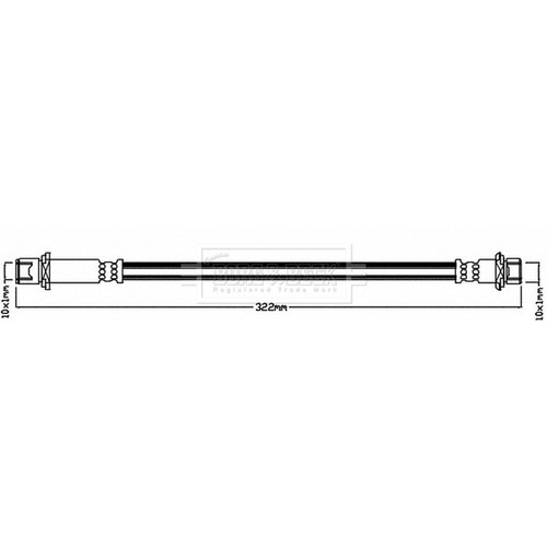 Brake hose for - brake,