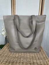 Timberland genuine leather medium large handbag tote bag made in Italy
