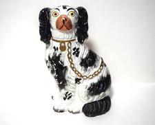 Victorian king Charles spaniel Staffordshire dog  22 cm high, no cracks or chips