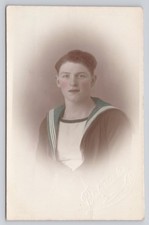 Vintage Photo Postcard Sailor
