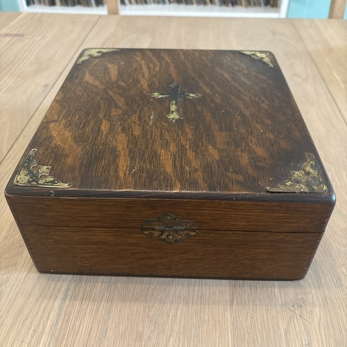 Antique victorian oak clergy - oak,
