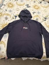 Men's Fila Navy Blue Hoodie -