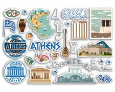 A5 Sticker Sheet Athens Vinyl