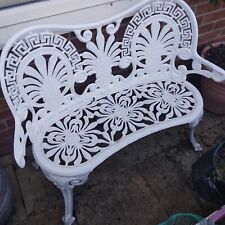 Cast aluminum garden bence 