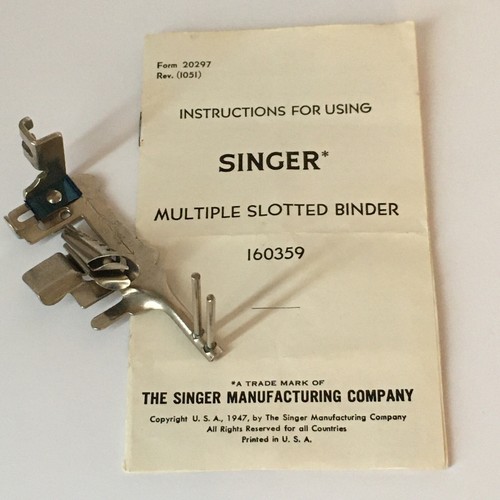 Vtg singer multiple slotted - multiple,