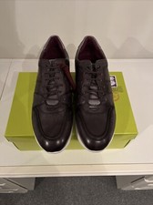 Men’s TED BAKER Calist Leather Smart Brogue Trainers. Dark Grey. UK 7. RRP £139