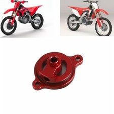 Dirt Bikes Engine Oil Filter Cover Cap For Honda CRF 450RX 450R 2017-23 Aluminum
