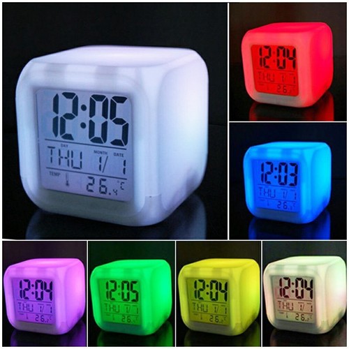 Colors glowing led digital - 7,