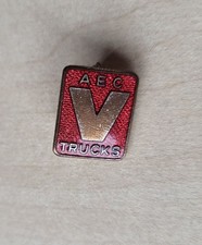 Vintage enamel AEC Trucks Miller Truck Lorry brooch pin badge