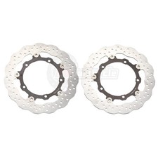 2xFront Brake Rotor Discs For