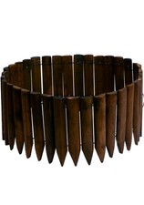 Wooden Fence Edging Outdoor