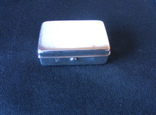 Solid silver rare - snuff, box