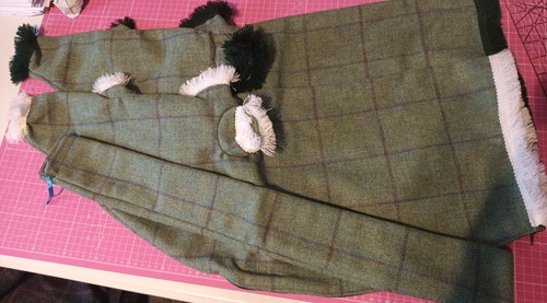 Eliza tweed bagpipe cover and