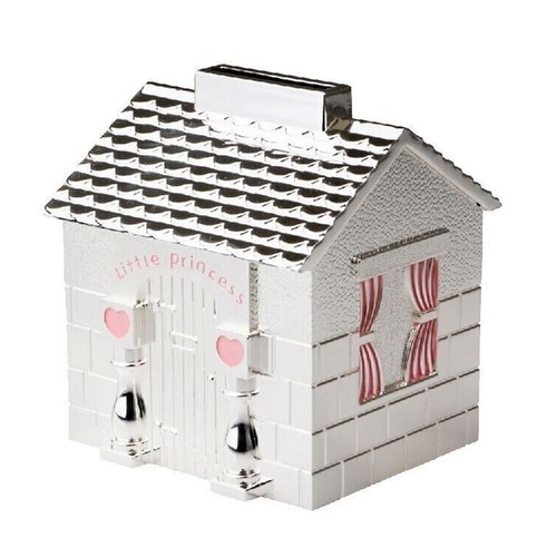 Wendy house money box - house, 10.5cm