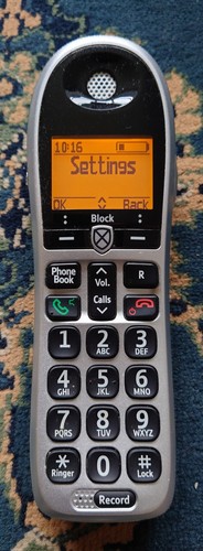 4600 big button handset and - button,