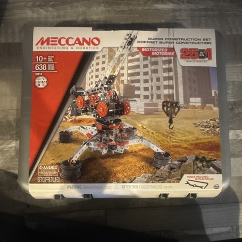 Meccano super construction set - construction,