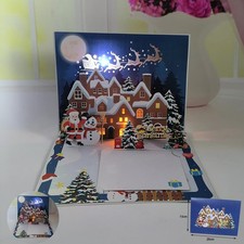 Christmas Cards Large Size,3D