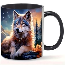 Wolf Resting Mug 11oz