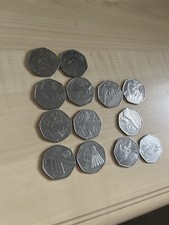 Fifty pence coin collection