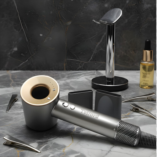 Ionic hair dryer with magnetic - with,