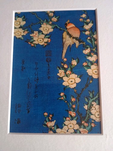 Hokusai bullfinch and - hokusai,