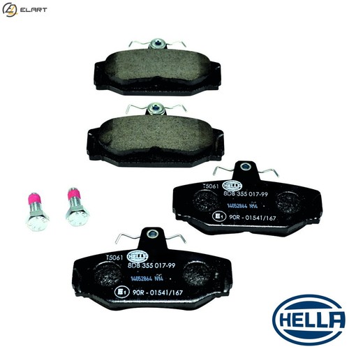 Brake pad set - brake, 8db