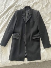The Kooples Black Cashmere Coat - Uk Size 38