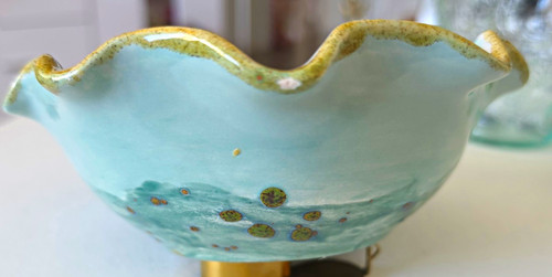 Handmade hand painted ceramic - hand,