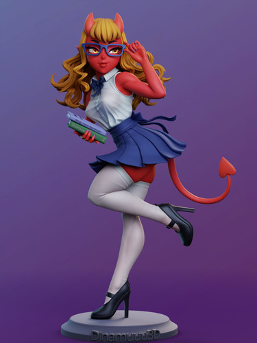 Meru succubus anime girl - girl,