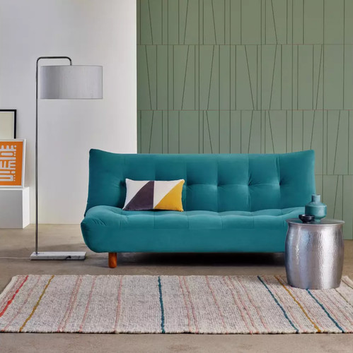 Habitat seater velvet couch - habitat,