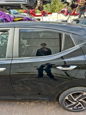 2019-2024 HYUNDAI I10 MK3 REAR DOOR PASSENGER NEAR LEFT SIDE BLACK X5B