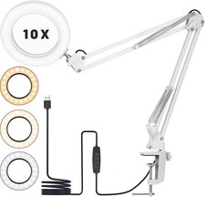 10X Magnifying Lamp LED Desk
