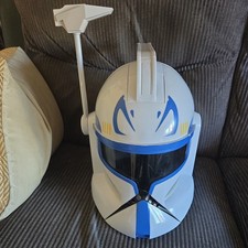 Hasbro Star Wars Captain Rex Clone Trooper Electronic Helmet 2008 Voice Changer 